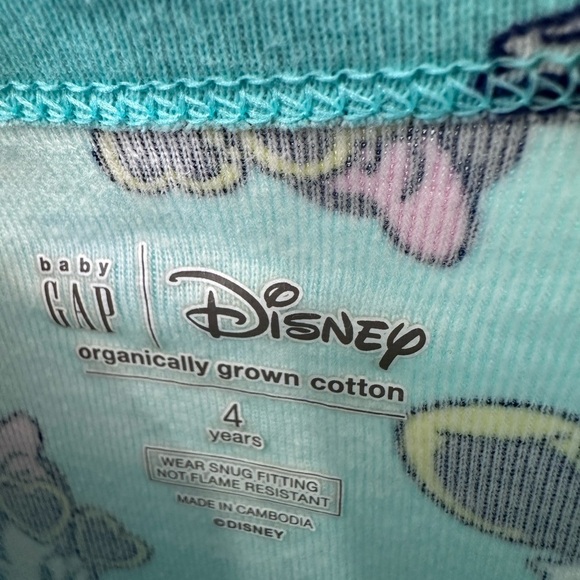 GAP Minnie Mouse Organic Cotton Pajama Set - 4 years - Picture 8 of 11